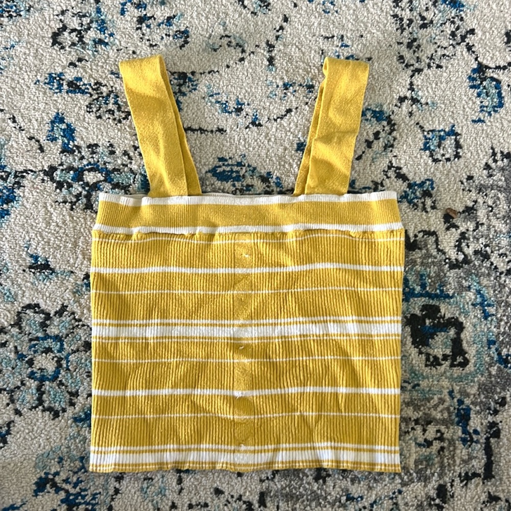 Lottie Moss Yellow Top Large